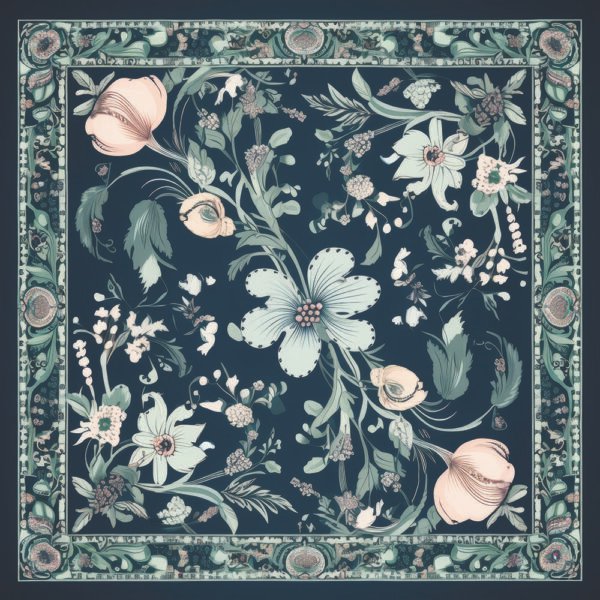 Arte de la Moda_teal_blue_floral